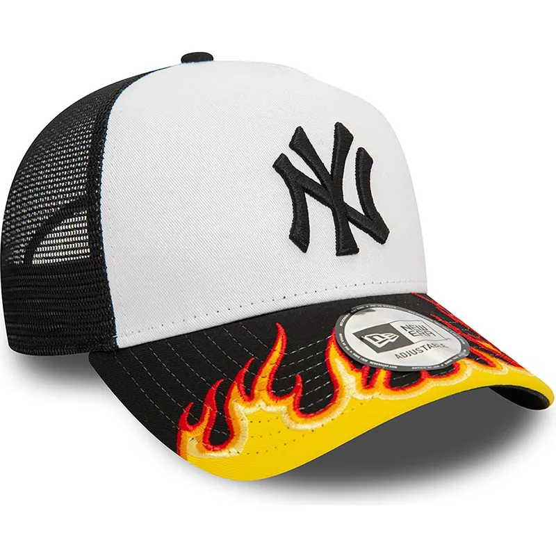 curva-snapback-a-frame-flame-new-york-yankees-mlb-new-era