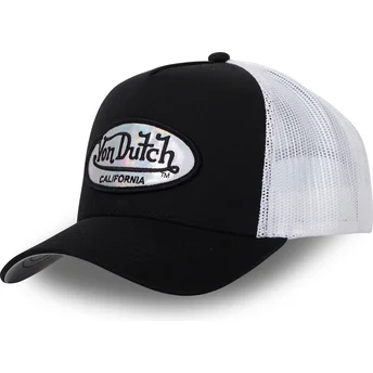 Μαύρο και λευκό trucker καπέλο PASTEL BLK από την Von Dutch