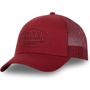 Κόκκινο καπέλο trucker LOG05 της Von Dutch
