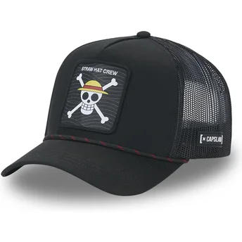 Μαύρο trucker καπέλο Straw Hat Pirates OP4 SKU One Piece από την Capslab