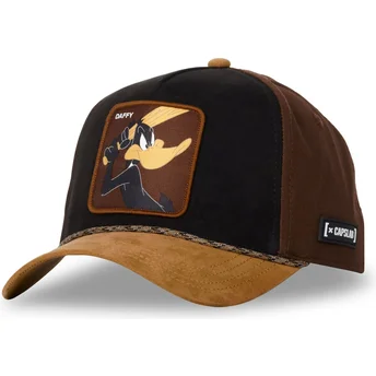 Καπέλο trucker μαύρο και καφέ Pato Lucas LOO10 DAF Looney Tunes της Capslab