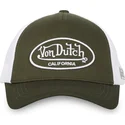 gorra-trucker-verde-y-blanca-ajustable-lof-b16-de-von-dutch