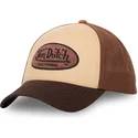 gorra-trucker-marron-terrylog01-de-von-dutch