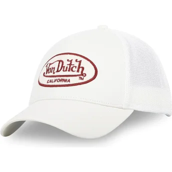 Λευκό trucker καπέλο TERRYLOG02 από την Von Dutch