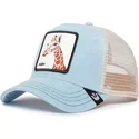 gorra-trucker-azul-y-blanca-jirafa-high-the-giraffe-the-farm-de-goorin-bros