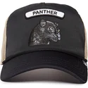 gorra-trucker-negra-y-beige-pantera-gb2-black-panther-the-rocker-the-farm-de-goorin-bros