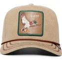 gorra-curva-beige-snapback-pato-luckyduck-canvas-the-farm-de-goorin-bros