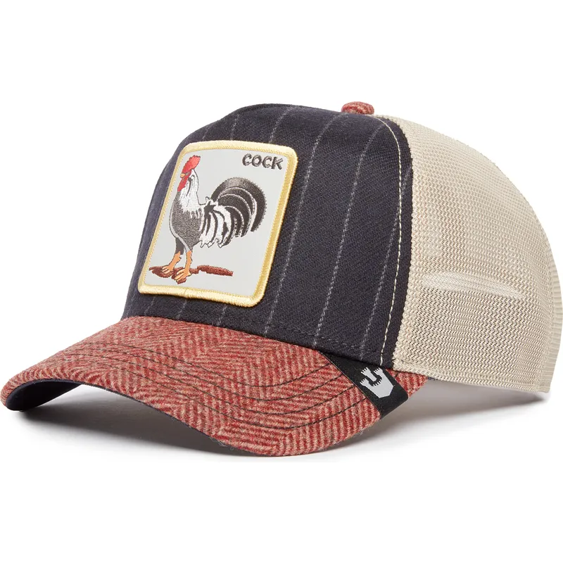 trucker-cock-moon-rooster-uk-plaid-the-farm-goorin-bros