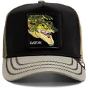 gorra-trucker-negra-y-verde-cocodrilo-gator-tri-tone-the-farm-de-goorin-bros