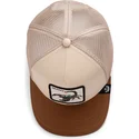 gorra-trucker-beige-y-marron-escorpion-deadly-the-deadliest-scorpion-eco-brutalism-the-farm-de-goorin-bros