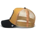 gorra-trucker-marron-y-negra-tigre-the-wildcat-tiger-big-cats-the-farm-de-goorin-bros