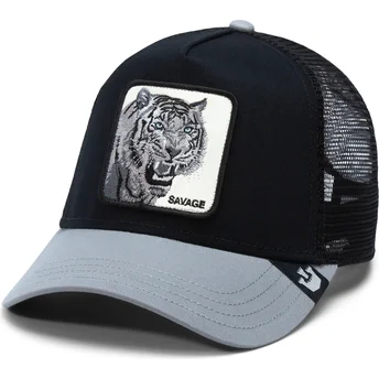Καπέλο τράκερ μαύρο και γκρι τίγρης The Savage Tiger Big Cats The Farm από Goorin Bros.