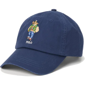 Ρυθμιζόμενο μπλε ναυτικό καπέλο Polo Bear Twill της Polo Ralph Lauren με καμπυλωτό γείσο