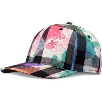 Καπέλα καμπύλη πολύχρωμο snapback TrueFit Dirty Check από Djinns
