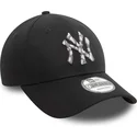 gorra-curva-negra-ajustable-9forty-seasonal-infill-de-new-york-yankees-mlb-de-new-era