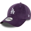 gorra-curva-violeta-ajustable-9forty-cord-de-los-angeles-dodgers-mlb-de-new-era