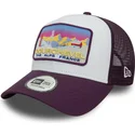 gorra-trucker-violeta-a-frame-ski-patch-de-courchevel-ciudades-y-playas-de-new-era