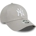 gorra-curva-gris-ajustable-para-mujer-9forty-glitter-de-new-york-yankees-mlb-de-new-era