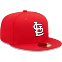 gorra-plana-roja-ajustada-59fifty-ac-perf-de-st-louis-cardinals-mlb-de-new-era