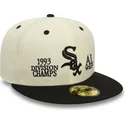 gorra-plana-beige-y-negra-ajustada-59fifty-93-division-de-chicago-white-sox-mlb-de-new-era