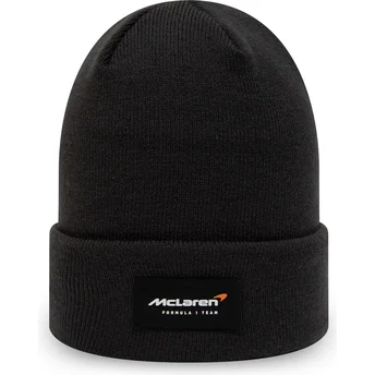 Μαύρος σκούφος Essential Cuff Knit της McLaren Racing Formula 1 της New Era