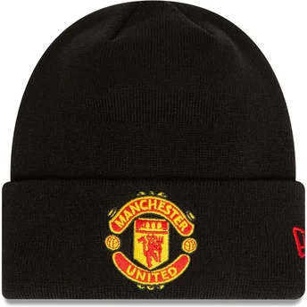 Μαύρος Σκούφος Core Cuff του Manchester United Football Club Premier League από την New Era