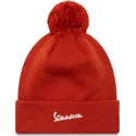 gorro-naranja-con-pompon-seasonal-cuff-de-vespa-piaggio-de-new-era