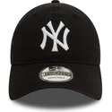 gorra-curva-negra-ajustable-9twenty-washed-de-new-york-yankees-mlb-de-new-era