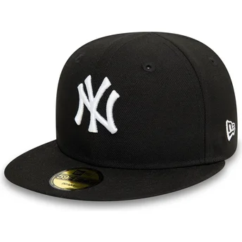 Μαύρο παιδικό καπέλο 59FIFTY My First των New York Yankees MLB από την New Era, με ρυθμιζόμενο πλατύ γείσο