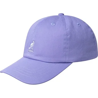 Ρυθμιζόμενο Βιολετί Κυρτό Καπέλο Washed Baseball Iced Lilac της Kangol