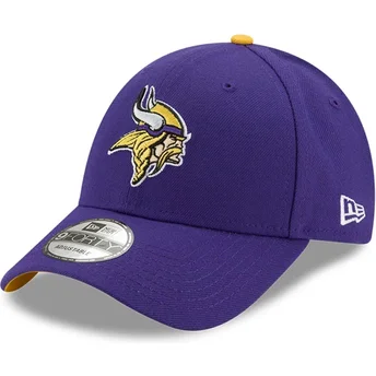 Νέα Εποχή Καμπυλωτή Πλευρά 9FORTY Η Λίγκα Minnesota Vikings NFL Μωβ Ρυθμιζόμενο Καπέλο