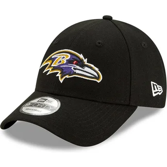 Νέα Εποχή Καμπύλη Μπριμ 9FORTY Το Πρωτάθλημα Baltimore Ravens NFL Μαύρο Ρυθμιζόμενο Καπέλο