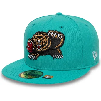 Πράσινο Ρυθμιζόμενο Φλατ Καπέλο 59FIFTY Classic των Memphis Grizzlies NBA από την New Era