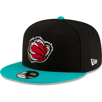 Μαύρο και πράσινο επίπεδο καπέλο snapback 9FIFTY Classic των Memphis Grizzlies NBA από τη New Era