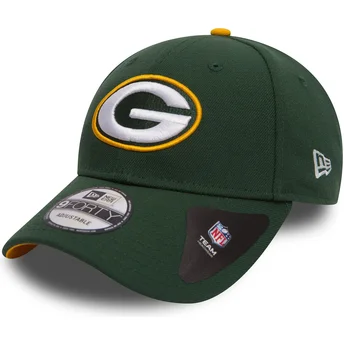 Νέα Εποχή Καμπύλη Περίμετρος 9FORTY Η Λίγκα Green Bay Packers NFL Πράσινο Ρυθμιζόμενο Καπέλο