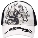 gorra-trucker-blanca-y-negra-mono-giant-dragon-de-ed-hardy