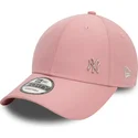 gorra-curva-rosa-ajustable-9forty-flawless-de-new-york-yankees-mlb-de-new-era