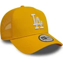 gorra-trucker-amarilla-9forty-a-frame-league-essential-de-los-angeles-dodgers-mlb-de-new-era