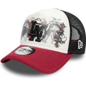 trucker-9forty-a-frame-graphic-los-angeles-dodgers-mlb-dragon-new-era