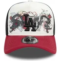 trucker-9forty-a-frame-graphic-los-angeles-dodgers-mlb-dragon-new-era