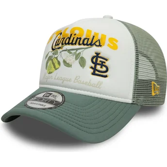 Πράσινο τράκερ καπέλο 9FORTY A Frame Fruit Graphic των St. Louis Cardinals MLB από την New Era