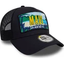 gorra-trucker-azul-marino-9forty-a-frame-license-plate-de-maui-ciudades-y-playas-de-new-era