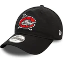 gorra-curva-negra-ajustable-9twenty-de-carolina-mudcats-milb-de-new-era