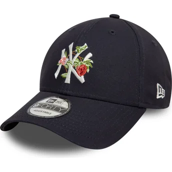 Μπλε Σκούρο Καπέλο με Καμπύλη Γείσο 9FORTY Fruit Icon των New York Yankees MLB από την New Era