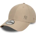 gorra-curva-marron-claro-ajustable-9forty-flawless-de-new-york-yankees-mlb-de-new-era