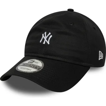 Μαύρος Ρυθμιζόμενος Κυρτός Σκούφος 9TWENTY Mini Logo των New York Yankees MLB από την New Era