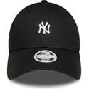 gorra-curva-negra-ajustable-para-mujer-9forty-mini-logo-de-new-york-yankees-mlb-de-new-era