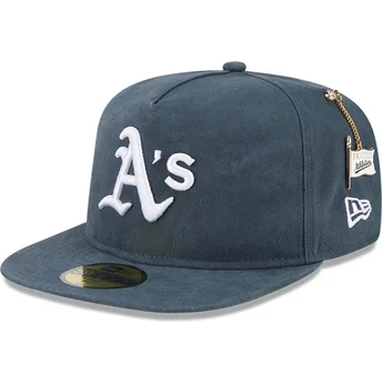 Πράσινο Ρυθμιζόμενο Καπέλο 59FIFTY A Frame Championship Side Flag των Oakland Athletics MLB από την New Era