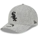 gorra-curva-gris-snapback-9forty-m-crown-a-frame-cotton-weave-de-chicago-white-sox-mlb-de-new-era