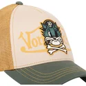 gorra-trucker-beige-y-verde-pir-cb-de-von-dutch